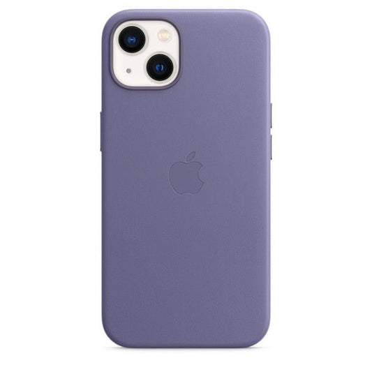 Husa de protectie Apple cu MagSafe pentru iPhone 13 Mini , Piele - Culoare Wisteria - mag-genius-accesorii