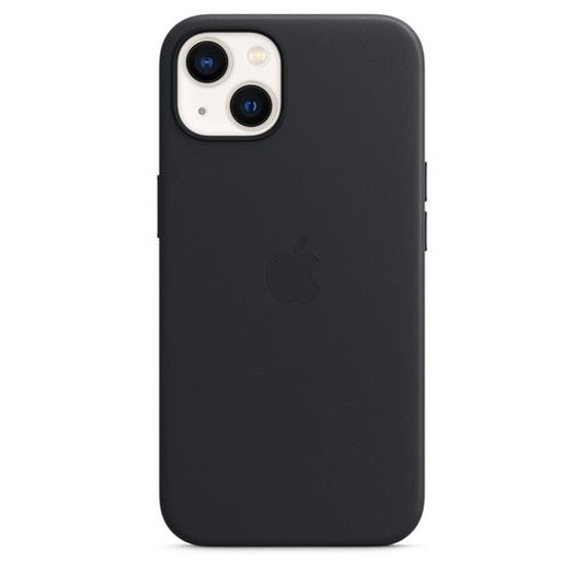 Husa de protectie Apple cu MagSafe pentru iPhone 13 Mini , Piele - Culoare Midnight - mag-genius-accesorii