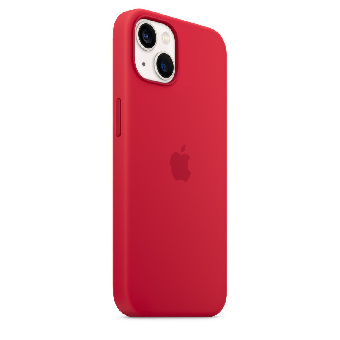 Husa de protectie Apple cu MagSafe pentru iPhone 13, Silicon - Culoare Red - mag-genius-accesorii