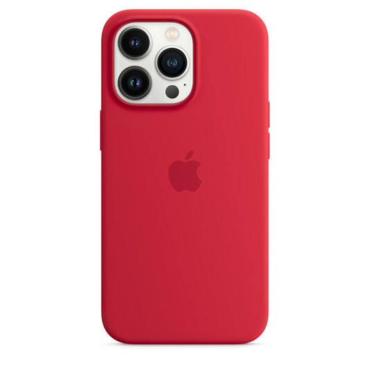Husa de protectie Apple cu MagSafe pentru iPhone 13 Pro Max, Silicon - Culoare Red - mag-genius-accesorii
