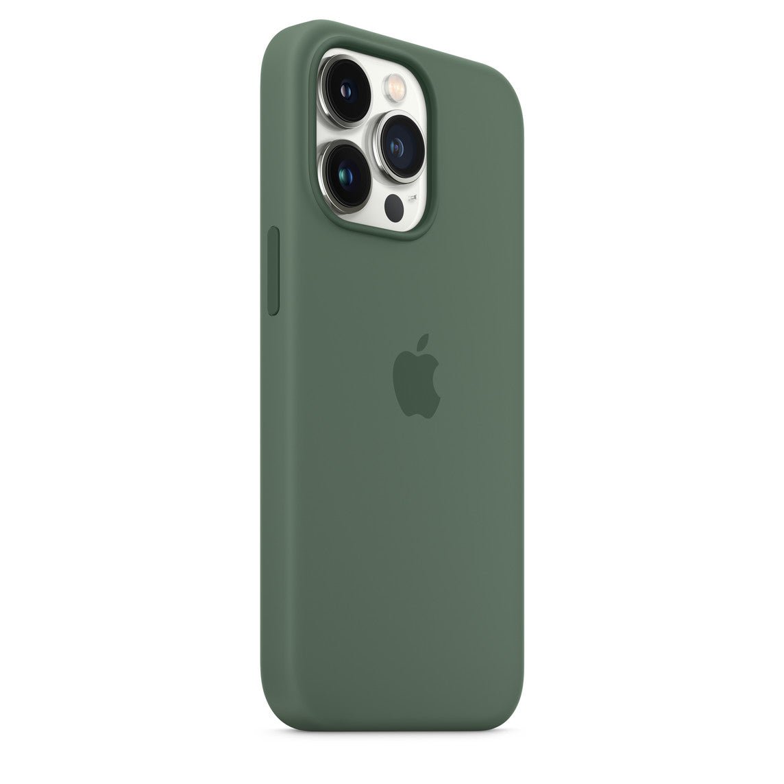 Husa de protectie Apple cu MagSafe pentru iPhone 13 Mini, Silicon - Culoare Eucalyptus - mag-genius-accesorii