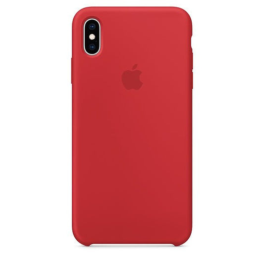 Husa de protectie Apple pentru iPhone XS Max, Silicon - Culoare Red - mag-genius-accesorii