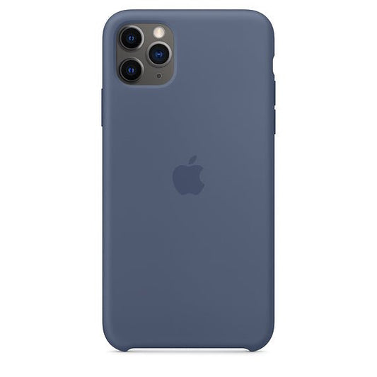 Husa de protectie Apple pentru iPhone 11 Pro, Silicon - Culoare Alaskan Blue - mag-genius-accesorii