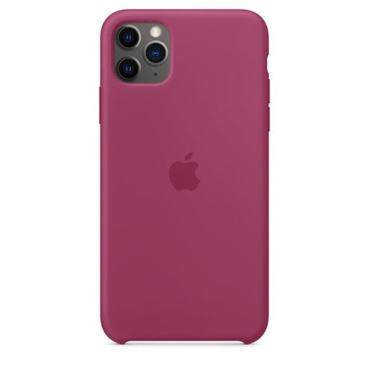 Husa de protectie Apple pentru iPhone 11 Pro, Silicon - Culoare Pomegranate - mag-genius-accesorii