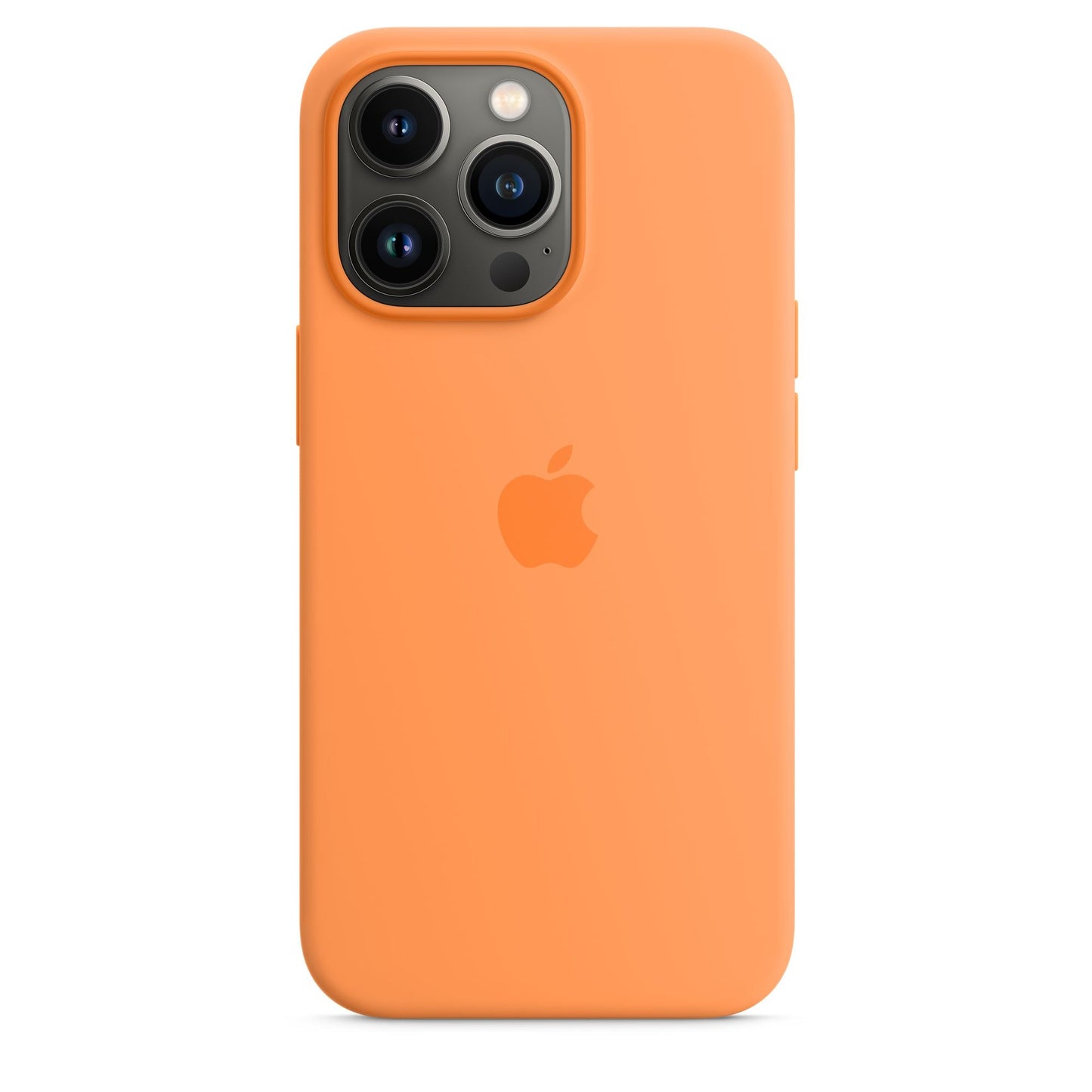 Husa de protectie Apple cu MagSafe pentru iPhone 13 Pro Max, Silicon - Culoare Marigold - mag-genius-accesorii