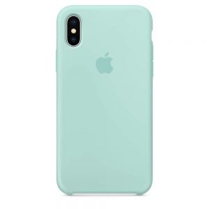 Husa de protectie Apple pentru iPhone X / XS, Silicon - Culoare Marine Green - mag-genius-accesorii