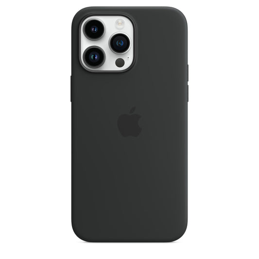 Husa de protectie Apple cu MagSafe pentru iPhone 14 Pro, Silicon Midnight - mag-genius-accesorii