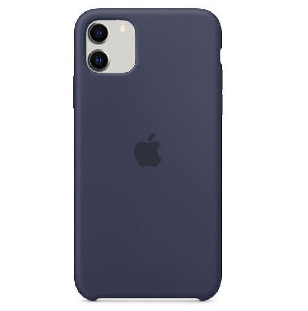 Husa de protectie Apple pentru iPhone 11, Silicon - Culoare Midnight Blue - mag-genius-accesorii