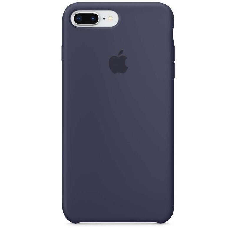 Husa de protectie Apple pentru iPhone 8 Plus, Silicon - Culoare Midnight Blue - mag-genius-accesorii