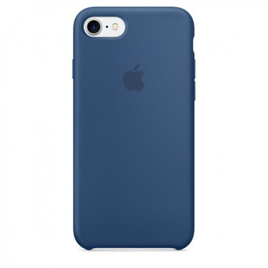 Husa de protectie Apple pentru iPhone 8, Silicon - Culoare Ocean Blue - mag-genius-accesorii