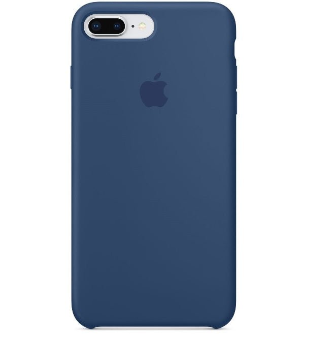 Husa de protectie Apple pentru iPhone 8 Plus, Silicon - Culoare Ocean Blue - mag-genius-accesorii