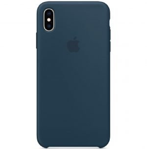 Husa de protectie Apple pentru iPhone X / XS, Silicon - Culoare Pacific Green - mag-genius-accesorii