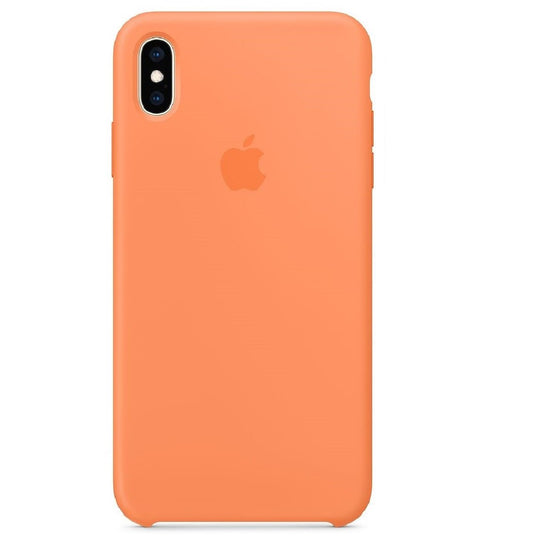 Husa de protectie Apple pentru iPhone X / XS, Silicon - Culoare Papaya - mag-genius-accesorii