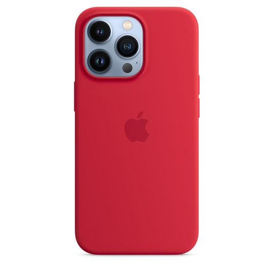 Husa de protectie Apple cu MagSafe pentru iPhone 13 Pro, Silicon - Culoare Red