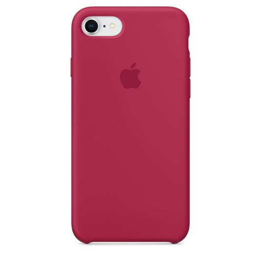 Husa de protectie Apple pentru iPhone 8, Silicon - Culoare Raspberry - mag-genius-accesorii
