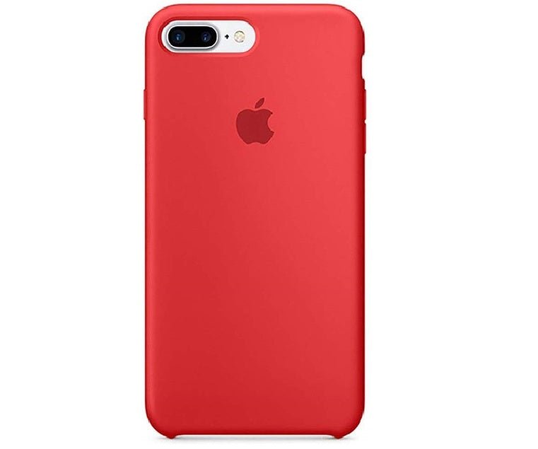 Husa de protectie Apple pentru iPhone 8 Plus, Silicon - Culoare Red - mag-genius-accesorii