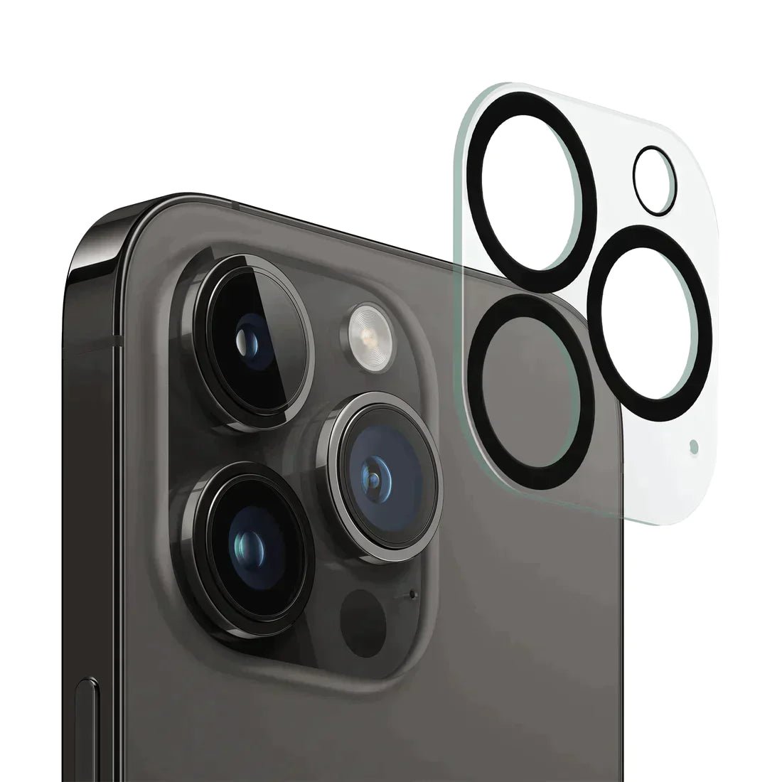 Folie Sticla Camera iPhone 15 Plus , Full Cover - mag-genius-accesorii