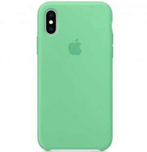 Husa de protectie Apple pentru iPhone XS Max, Silicon - Culoare Spearmint - mag-genius-accesorii