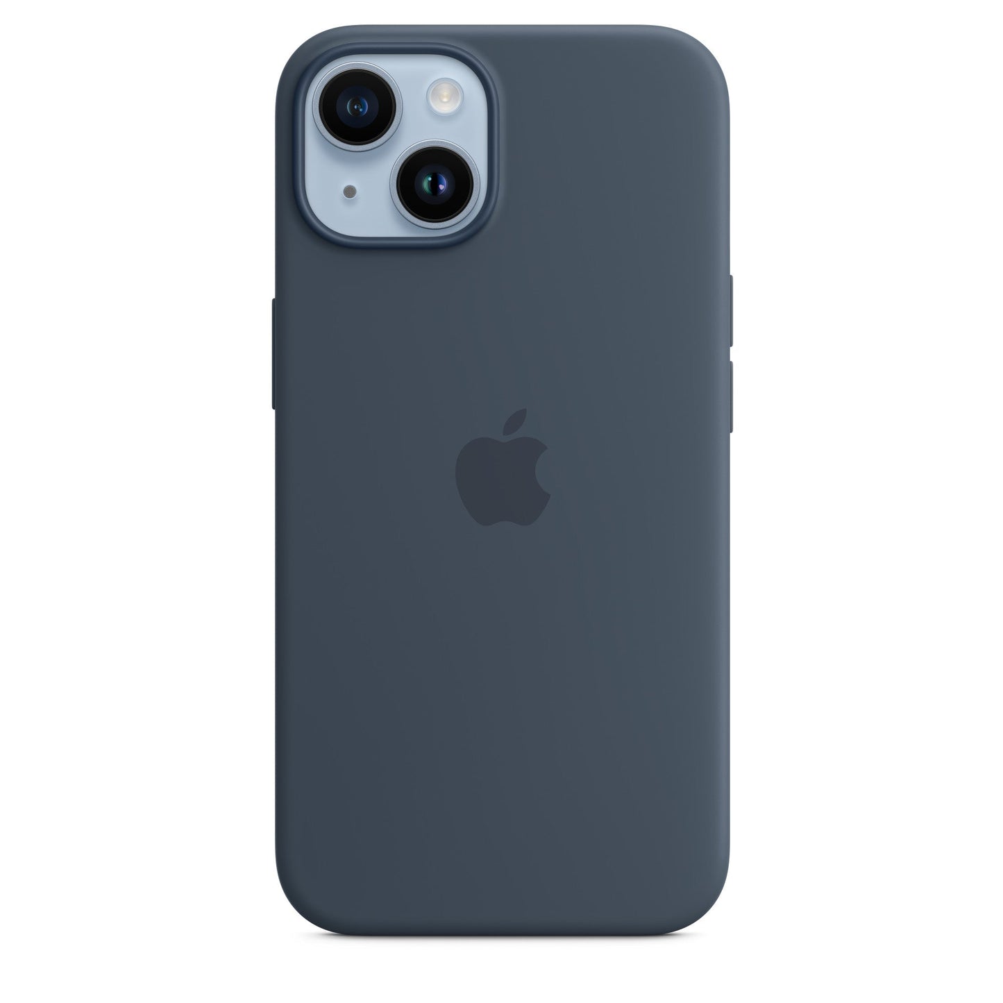 Husa de protectie Apple cu MagSafe pentru iPhone 14 Plus, Silicon - Culoare Storm Blue