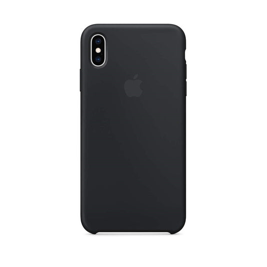 Husa de protectie Apple pentru iPhone XS Max, Silicon - Culoare Black