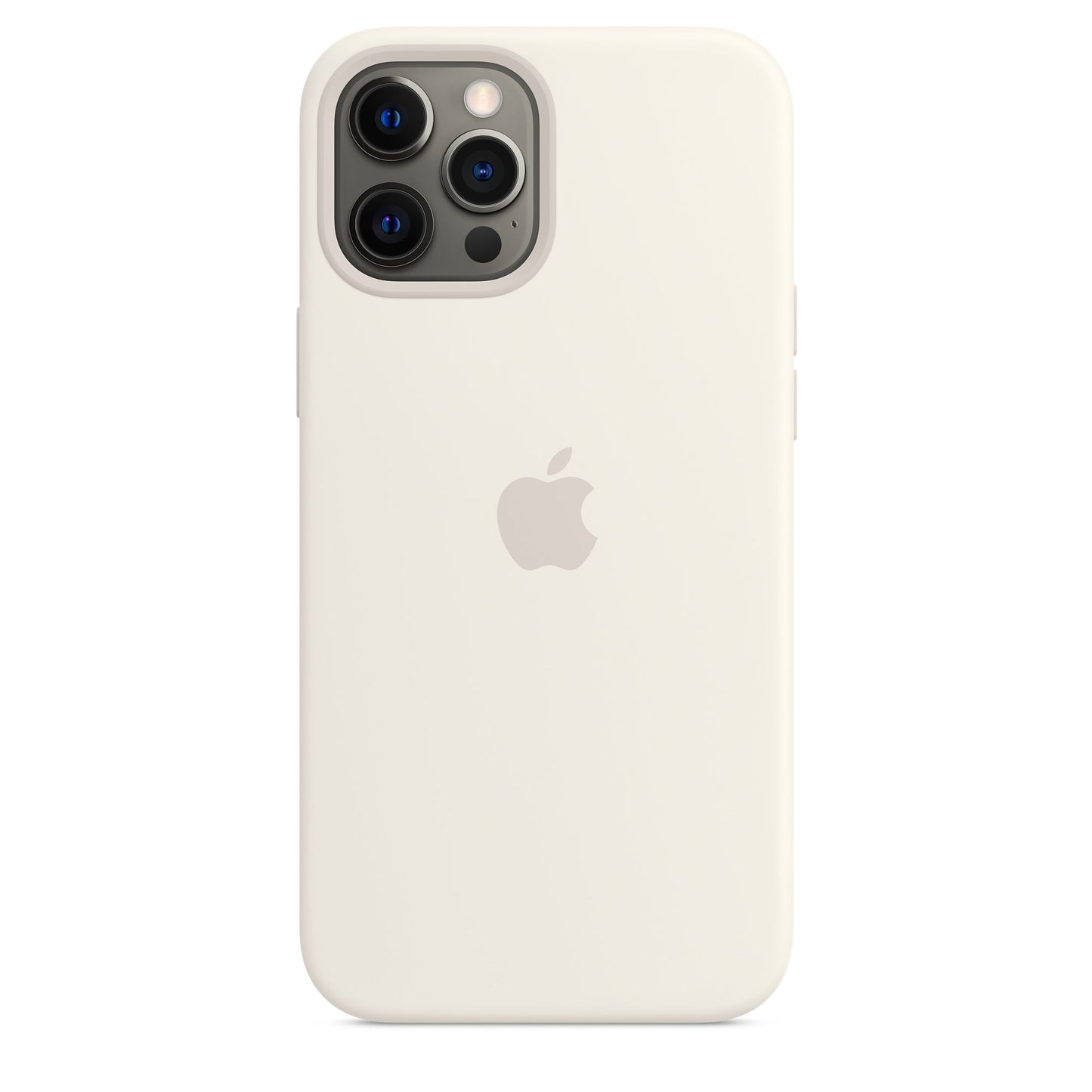 Husa de protectie Apple cu MagSafe pentru iPhone 12 Pro Max, Silicon - Culoare White