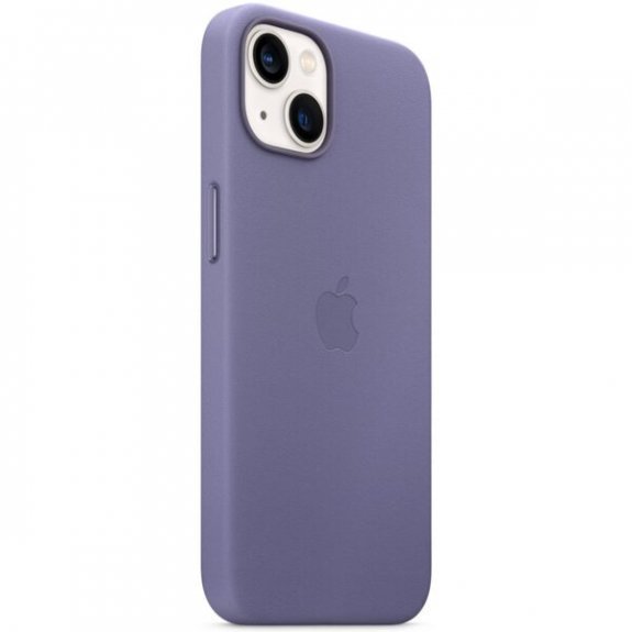 Husa de protectie Apple cu MagSafe pentru iPhone 13, Piele - Culoare Wisteria - mag-genius-accesorii