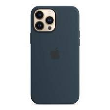 Husa de protectie Apple cu MagSafe pentru iPhone 13 Pro Max, Silicon - Culoare Abyss Blue - mag-genius-accesorii