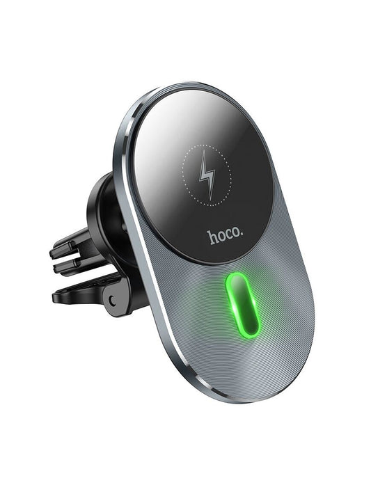 HOCO (CA91) | Suport Auto, cu MagSafe, 15W, cu cablu USB-A | BLACK - mag-genius-accesorii