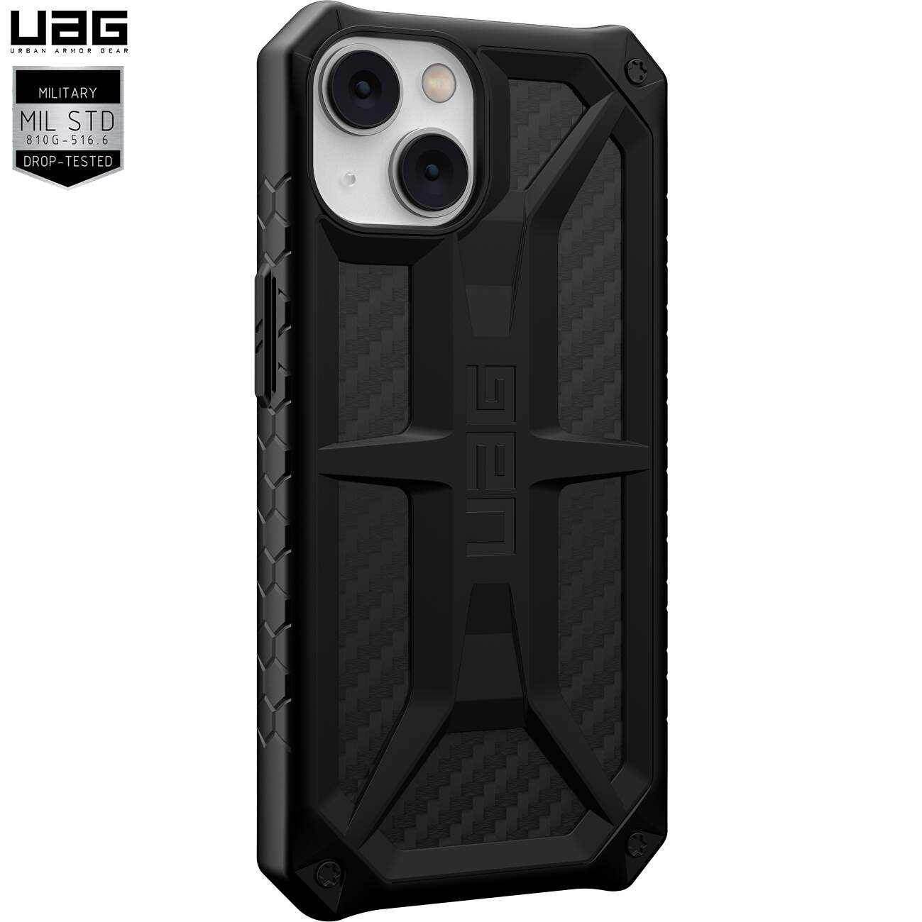Husa iPhone 13 - UAG Monarch Carbon Fiber - mag-genius-accesorii