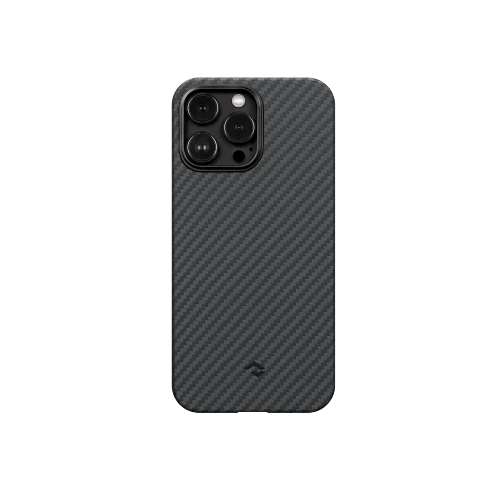 Husa de Protectie Kevlar UltraSlim pentru iPhone 14 Plus - Culoare Negru - mag-genius-accesorii