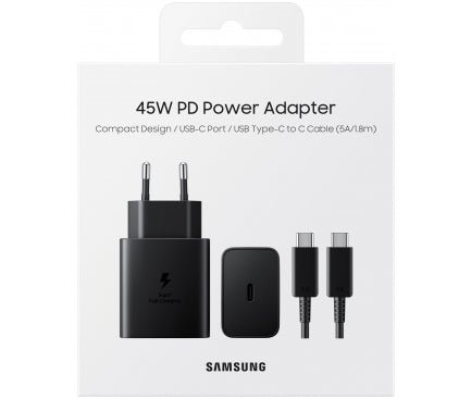 Adaptor Samsung 45w Super Fast Charge + Cablu Usb C - mag-genius-accesorii