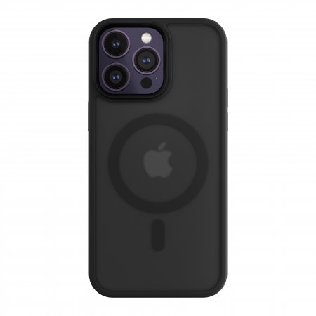 Husa pentru iPhone 14 Pro Max, cu MagSafe, Mist Shield Case Black - mag-genius-accesorii