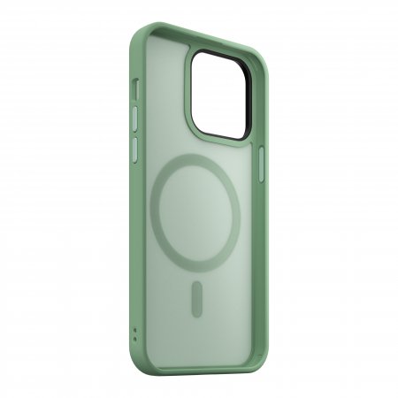 Husa pentru iPhone 14 Pro Max cu MagSafe, Mist Shield Case Pistachio - mag-genius-accesorii