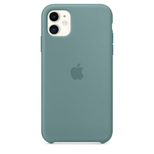 Husa de protectie Apple pentru iPhone 11, Silicon - Culoare Cactus - mag-genius-accesorii