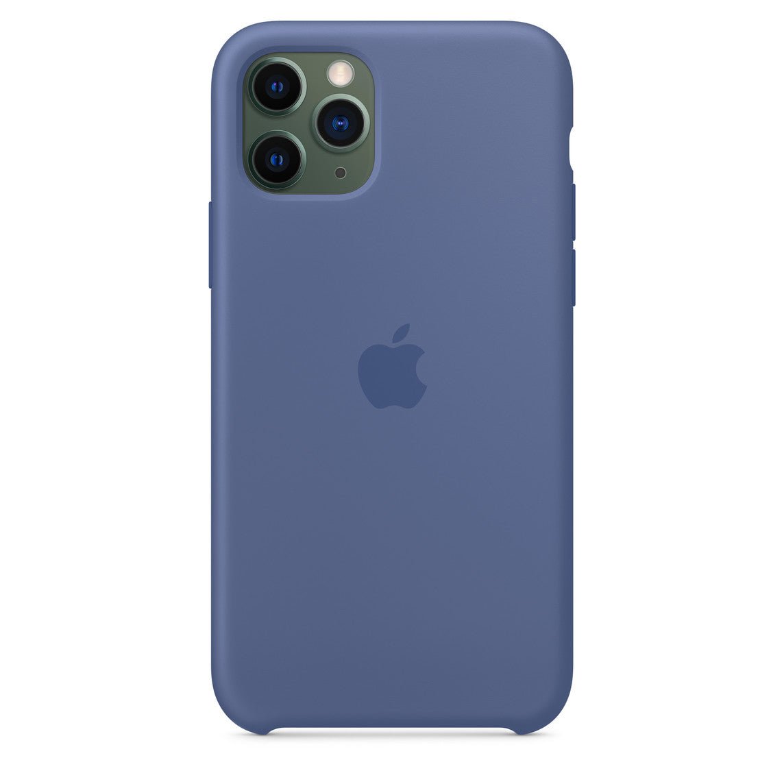 Husa de protectie Apple pentru iPhone 11 Pro, Silicon - Culoare Linen Blue - mag-genius-accesorii
