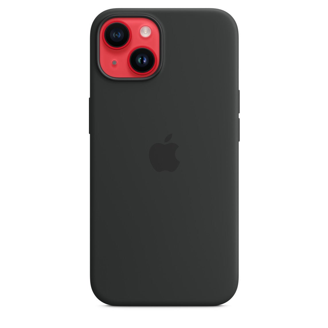 Husa de protectie Apple cu MagSafe pentru iPhone 14, Silicon Midnight - mag-genius-accesorii