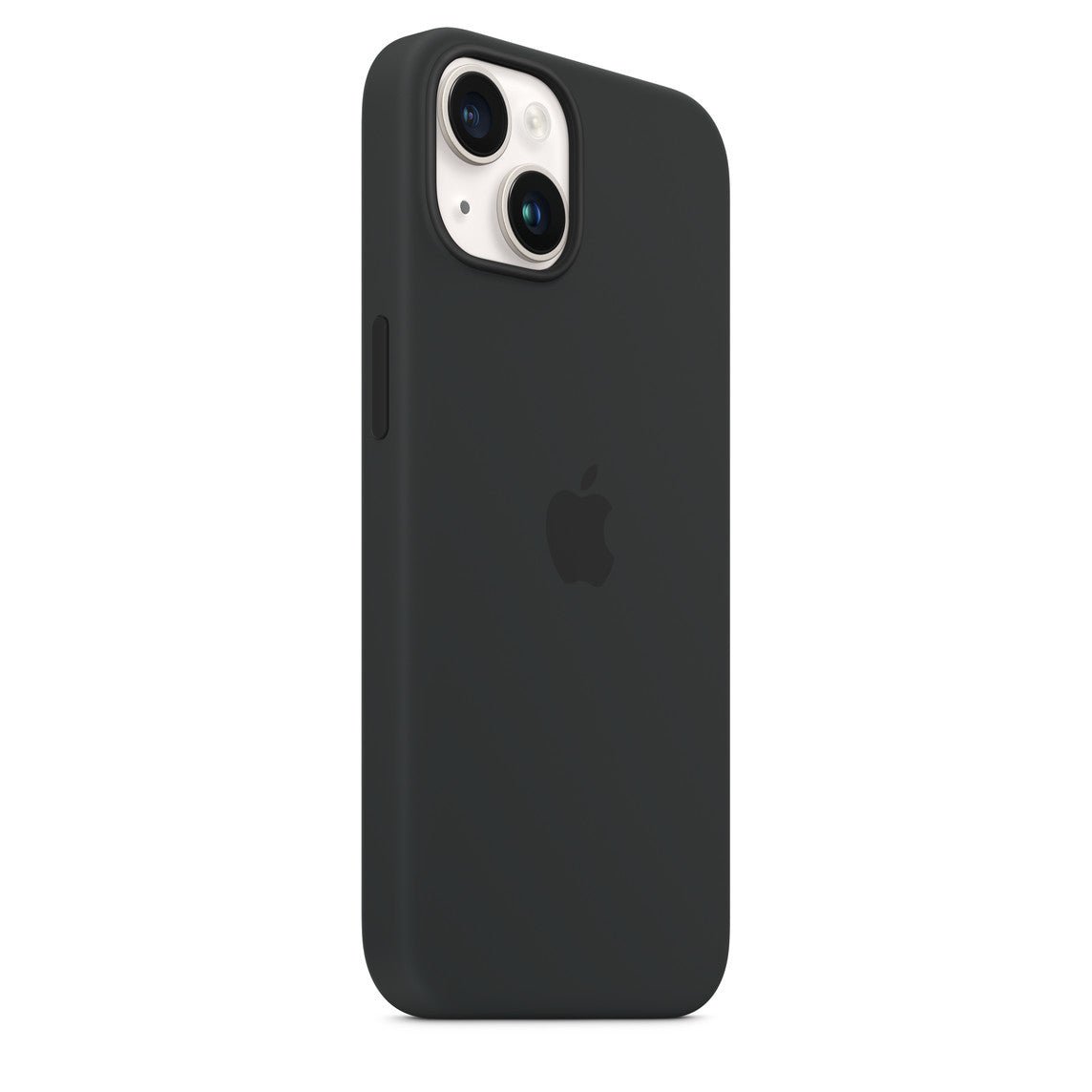 Husa de protectie Apple cu MagSafe pentru iPhone 14, Silicon Midnight - mag-genius-accesorii