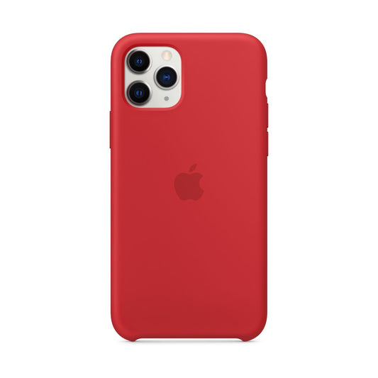 Husa de protectie Apple pentru iPhone 11 Pro, Silicon - Culoare Red - mag-genius-accesorii