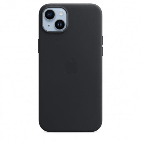Husa de protectie Apple cu MagSafe pentru iPhone 14 , Piele - Culoare Midnight - mag-genius-accesorii
