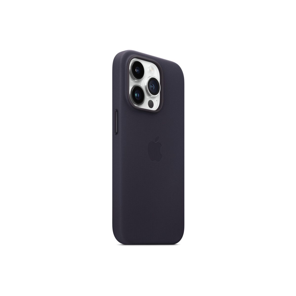 Husa de protectie Apple cu MagSafe pentru iPhone 14, Piele - Culoare Ink - mag-genius-accesorii