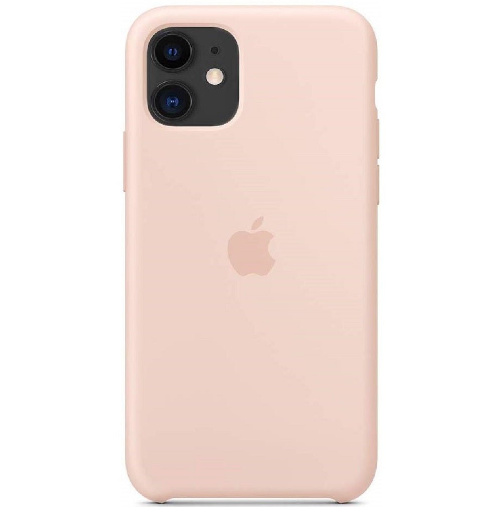 Husa de protectie Apple pentru iPhone 11, Silicon - Culoare Pink Sand - mag-genius-accesorii