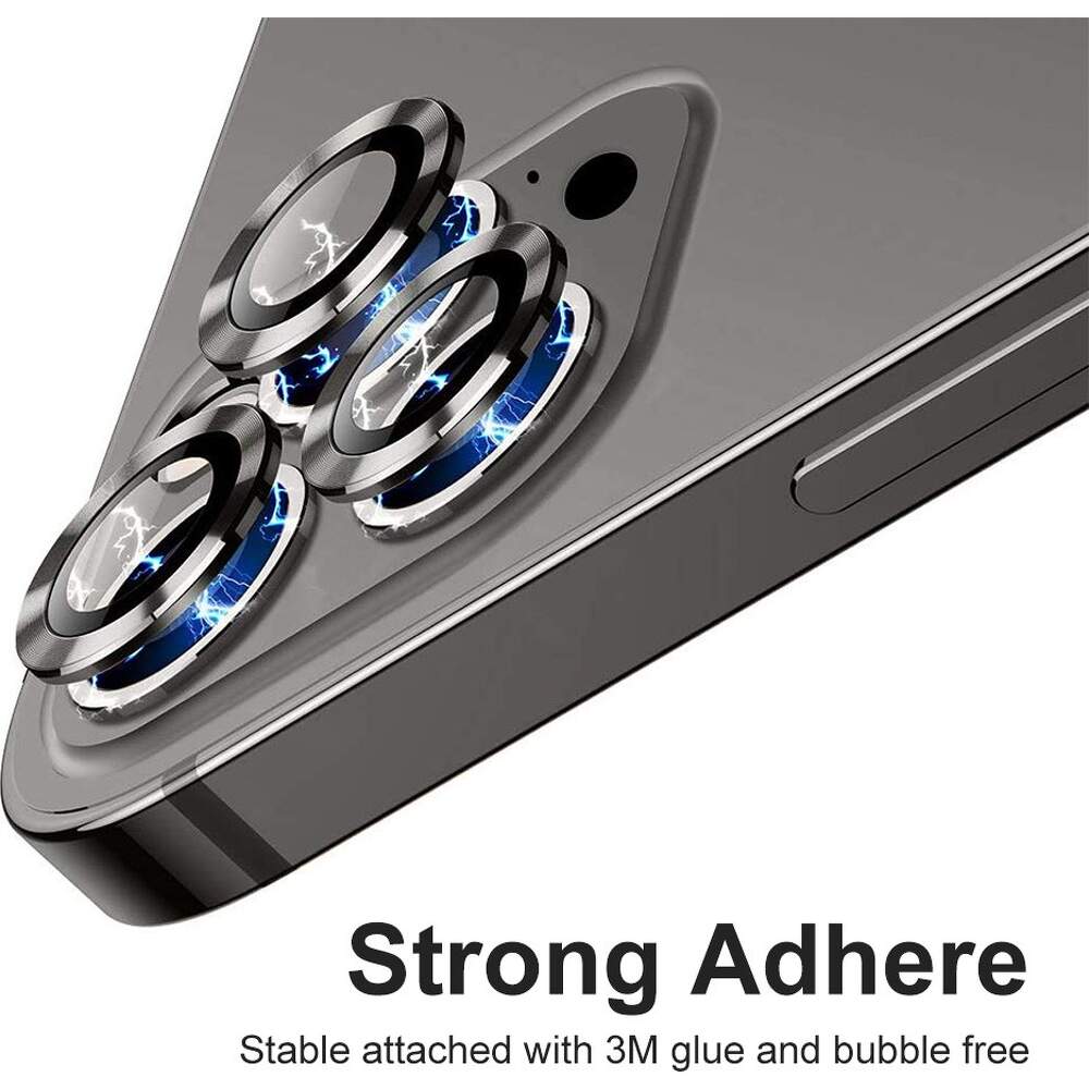 Folie Sticla iPhone 15 Pro Max, Protectie Camere individuale - mag-genius-accesorii