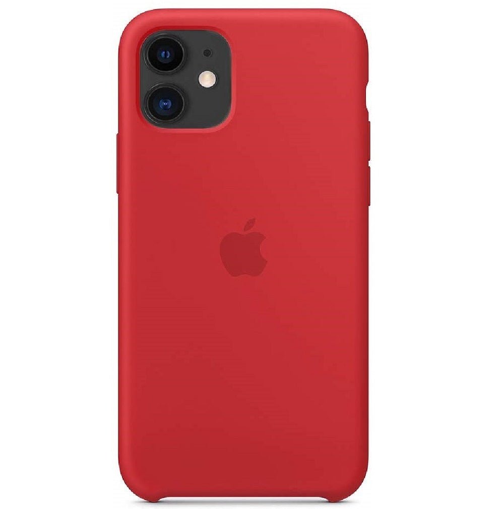 Husa de protectie Apple pentru iPhone 11, Silicon - Culoare Red - mag-genius-accesorii