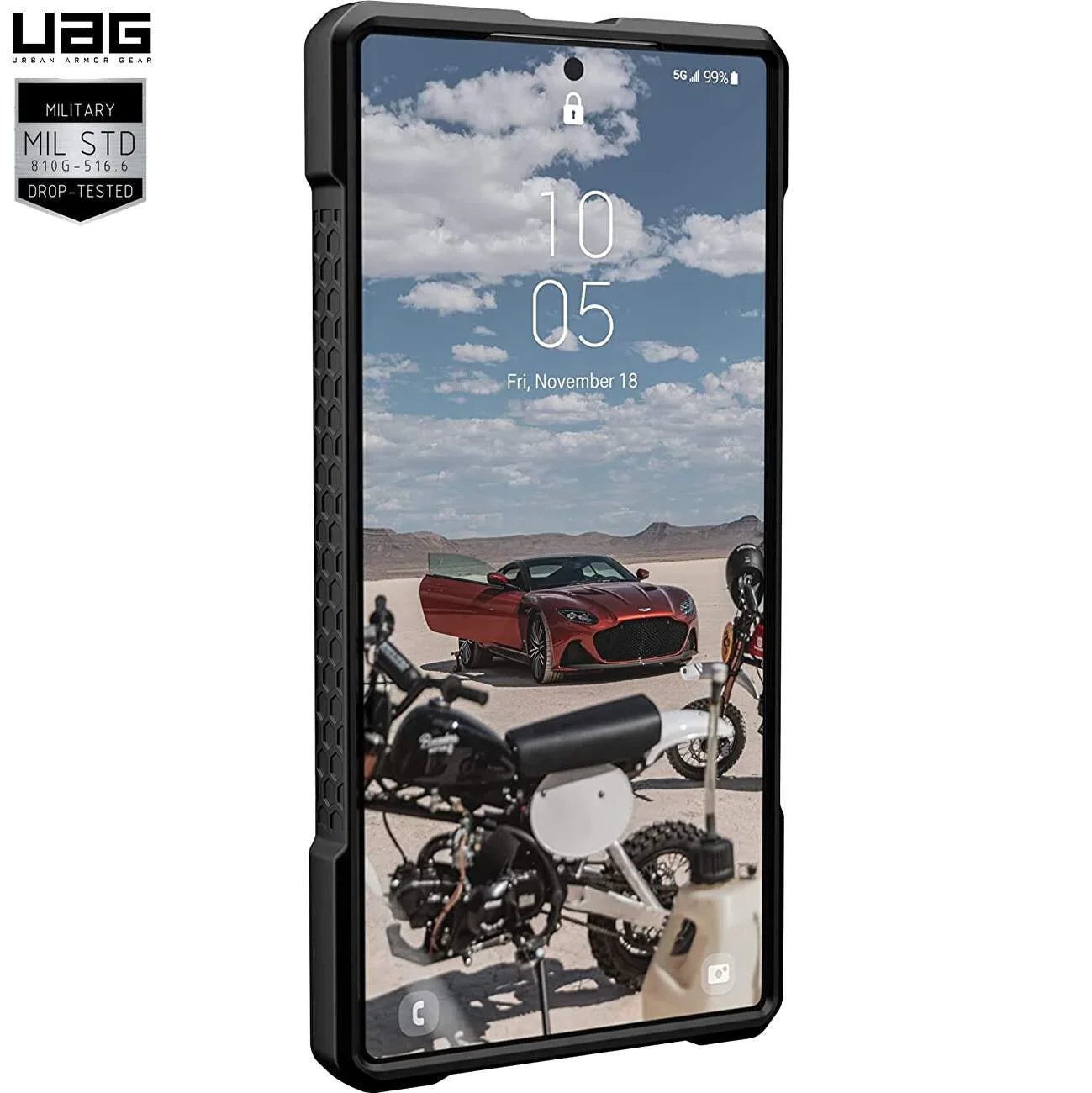 Husa Samsung Galaxy S22 Ultra 5G - UAG Monarch Pro MagSafe Carbon Fiber - mag-genius-accesorii